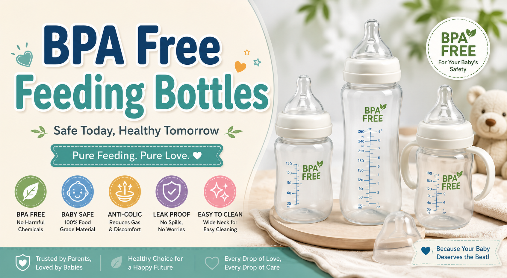 BPA Free Feeding Bottles