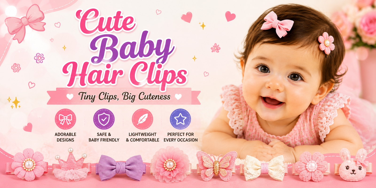 Cute Baby Hair Clips