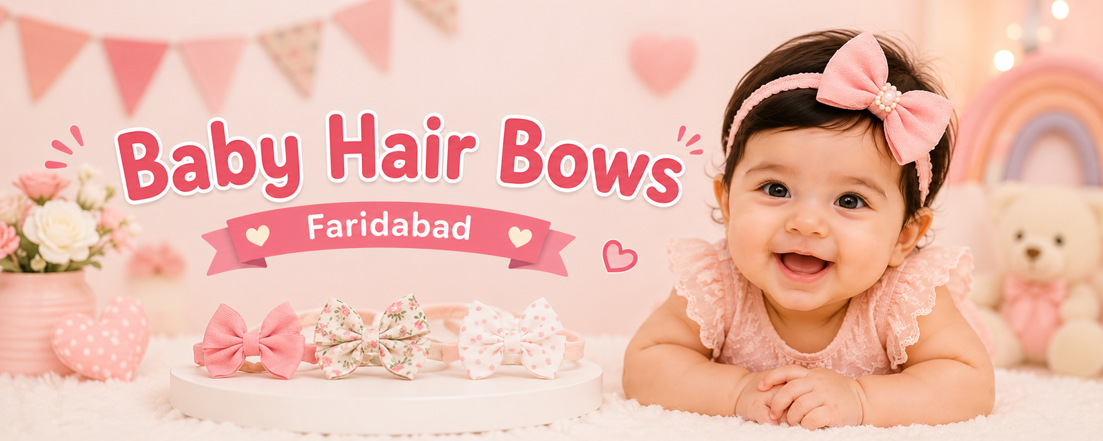 Baby Hair Bows Faridabad