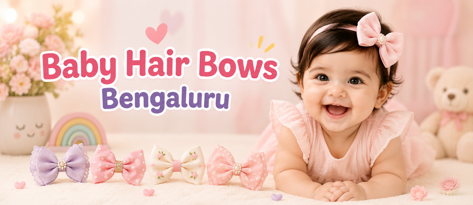 Baby Hair Bows Bengaluru