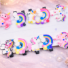 Unicorn Rainbow Hair Clips