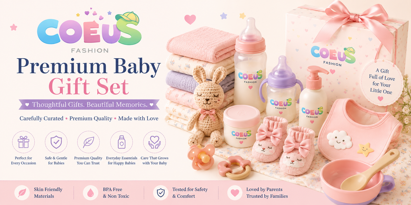 Premium Baby Care Products Online with newborn essentials and baby accessories