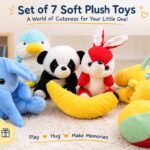 Mini Plush Soft Toys Set (Pack of 7)