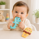 Silicone Baby Teether Set (Pack of 4)