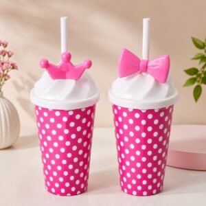 Pink Polka Sipper pack of 2